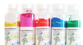 Fingerfarben Test